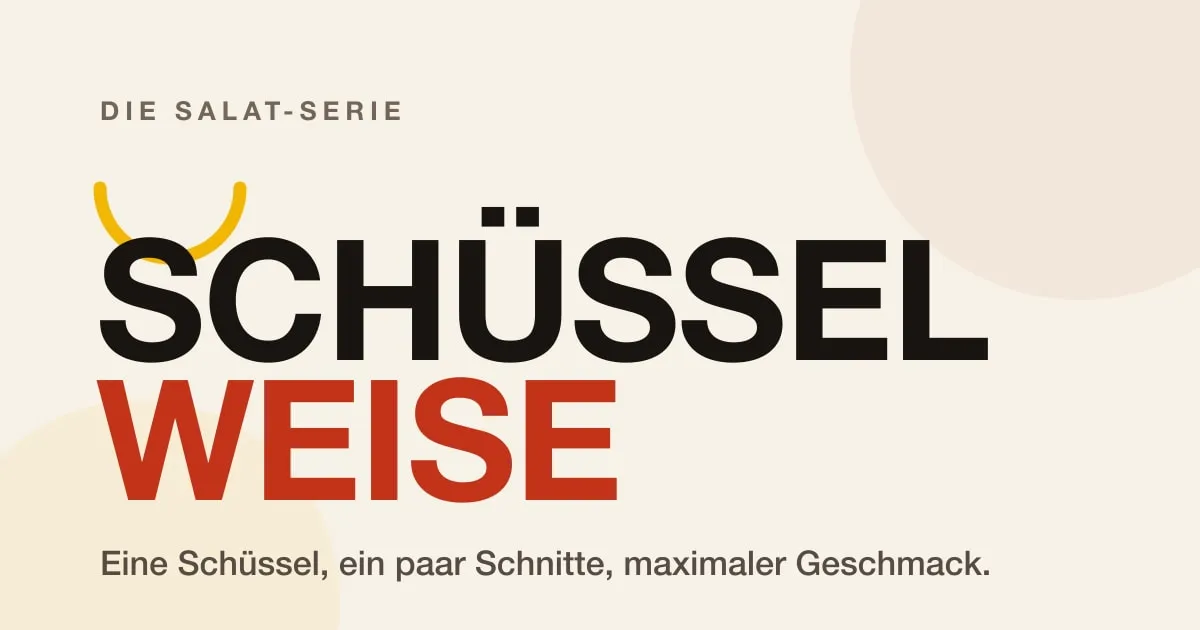 Schüsselweise — Freitags-Rezeptserie von Nicolai P. Wiedmer